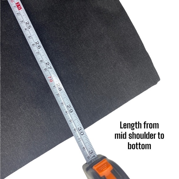 Men's Black Two-Piece Suit - 100% Pure Wool - Tailored Jacket & Trousers - Picture 7 of 13